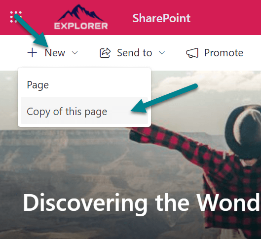 Copy SharePoint pages